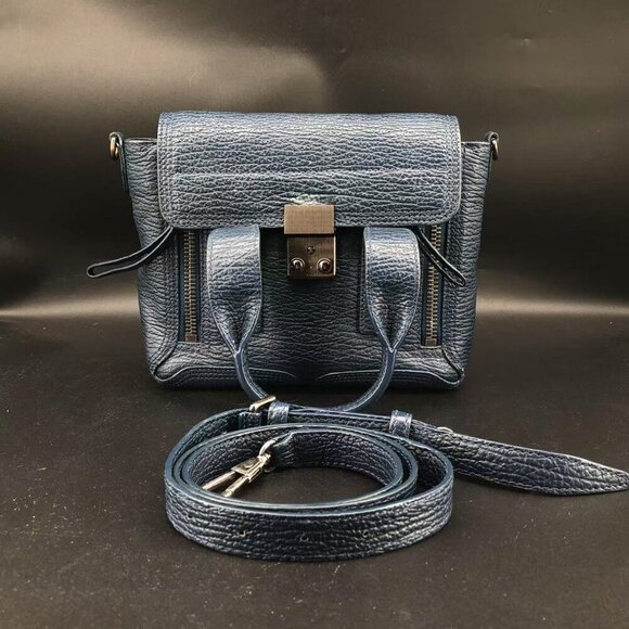 3.1 Phillip Lim Midnight Blue Satchel - Picture 2 of 15